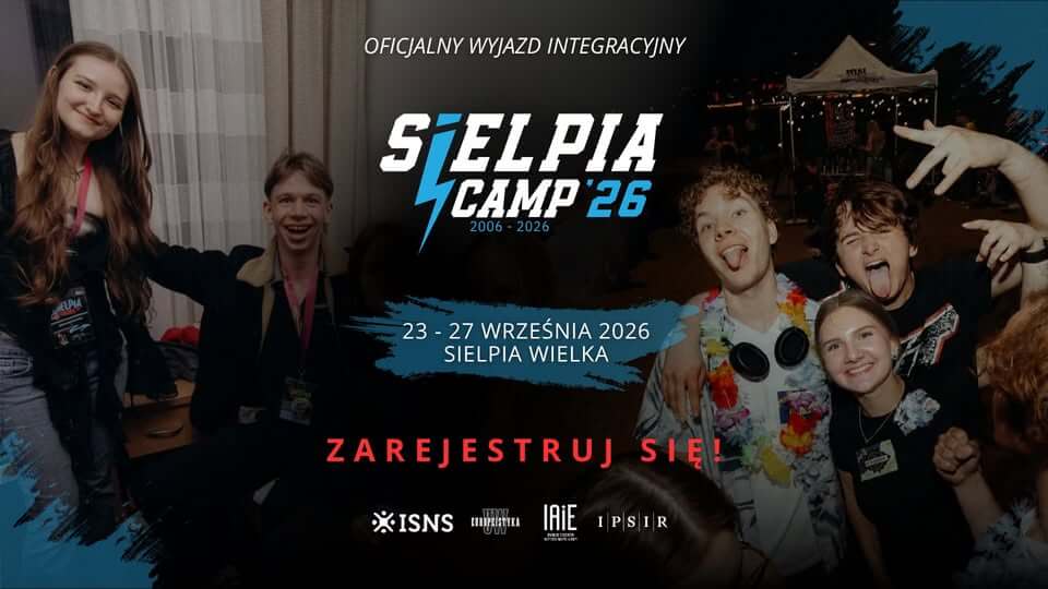SielpiaCamp '26 – oficjalny wyjazd integracyjny dla studentów